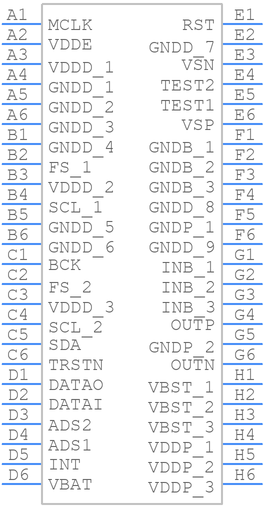 TFA9894BUK - NXP - PCB symbol