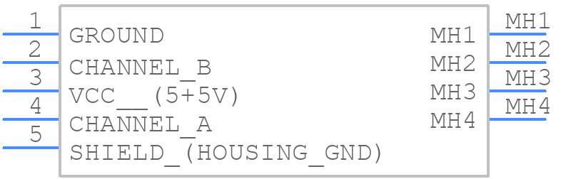 HRPG-ASCA#54F - Avago Technologies - PCB symbol