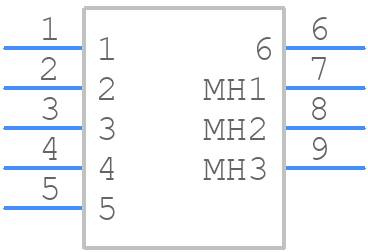 TCS7262-01-211 - HOSIDEN - PCB symbol