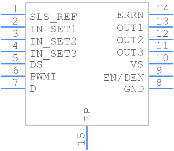 TLD23313EPXUMA1 - Infineon - PCB symbol