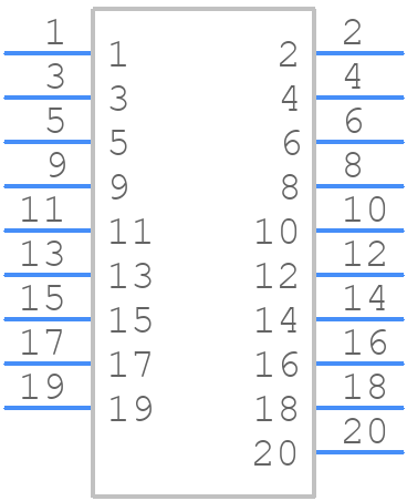 FTSH-110-01-L-DV-007 - SAMTEC - PCB symbol