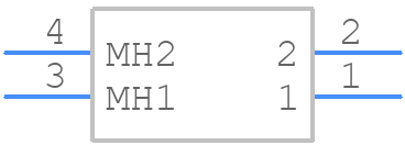 0436500211 - Molex - PCB symbol