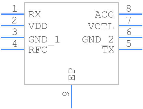 115708-HMC546MS8G - Analog Devices - PCB symbol