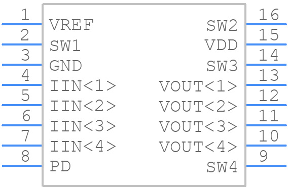 AS89000 - ams OSRAM - PCB symbol