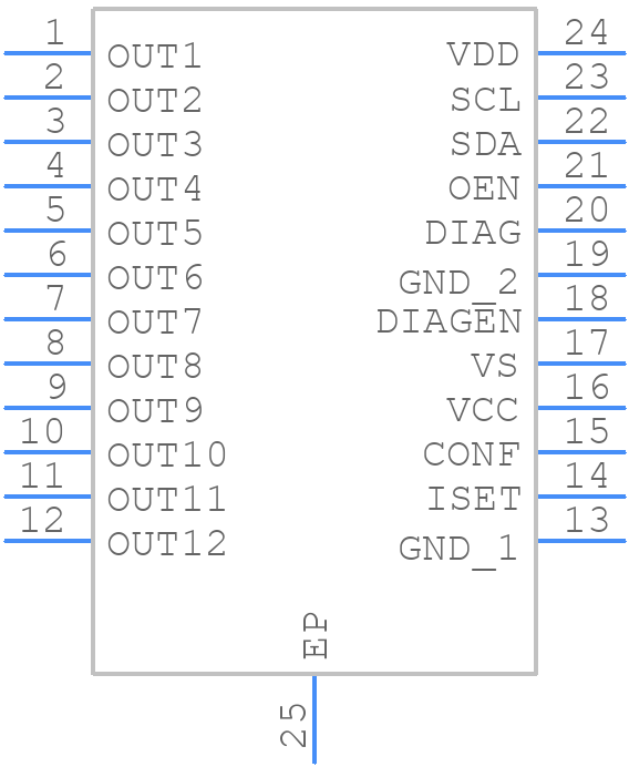 NCV7685DQR2G - onsemi - PCB symbol