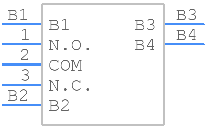 B13AB - NKK Switches - PCB symbol