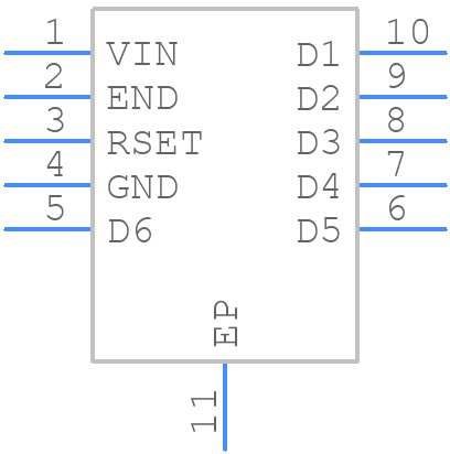 MIC2843AYMT-TR - Microchip - PCB symbol