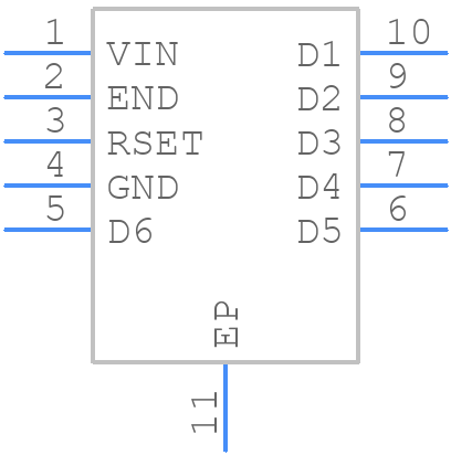MIC2843YMT-TR - Microchip - PCB symbol