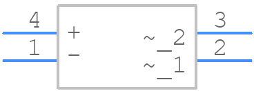 MD7S - Rectron - PCB symbol