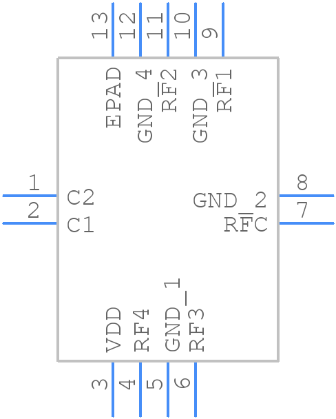 QPC6742SR - Qorvo - PCB symbol