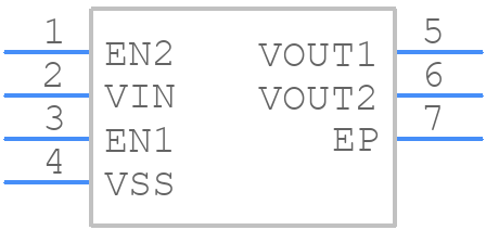 XC6421AB14ER-G - Torex - PCB symbol