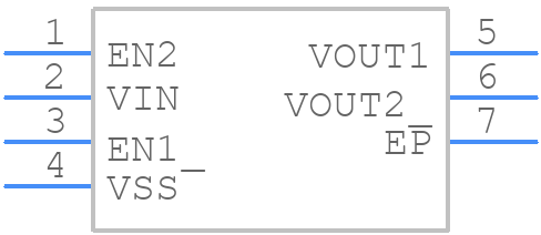 XC6421AB49ER-G - Torex - PCB symbol