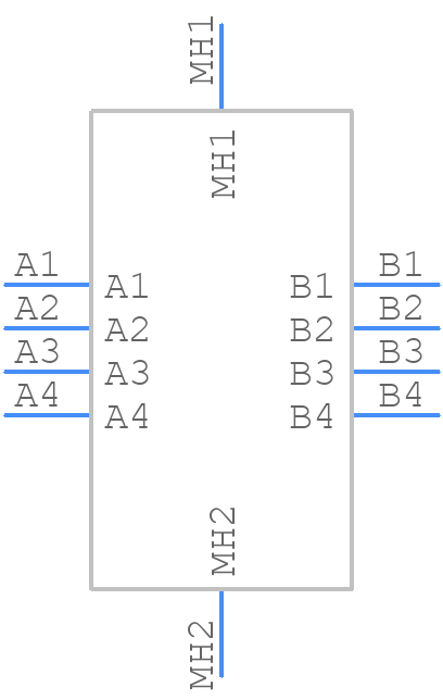 1-1981458-6 - TE Connectivity - PCB symbol
