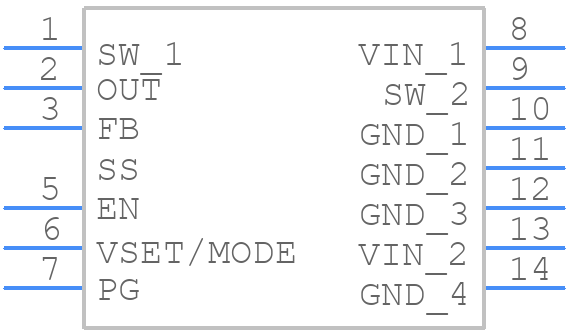 TPS6286A06VBMR - Texas Instruments - PCB symbol