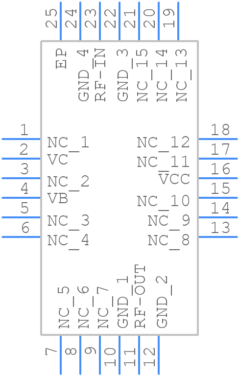 LVA-6183PN+ - Mini-Circuits - PCB symbol
