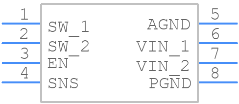 MIC23150-4YMT-TR - Microchip - PCB symbol
