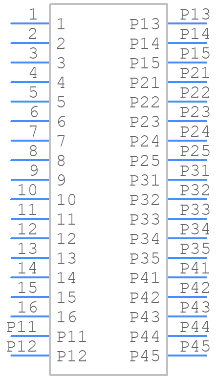 LPHT-04-16-L-RT1 - SAMTEC - PCB symbol