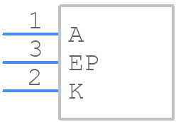 LA265-50062-SA1 - Crystal IS - PCB symbol