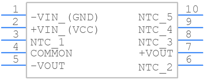 TSM0515D - Traco Power - PCB symbol
