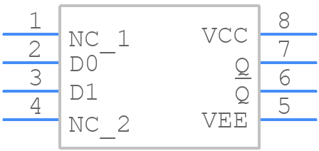 MC100EL07DR2 - onsemi - PCB symbol