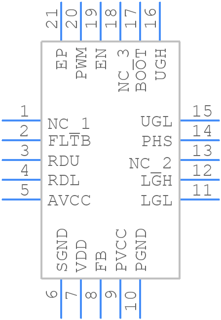 ISL71441SLHMRZ - Renesas Electronics - PCB symbol