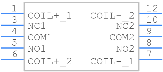 TX2SS-LT-5V-X - Panasonic - PCB symbol
