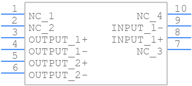 SUOT-EE16V-5 - Bel - PCB symbol
