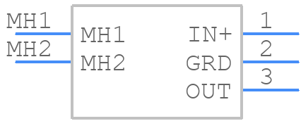 164PC01D76 - Honeywell - PCB symbol
