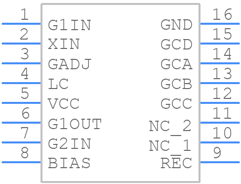 TL852CNE4 - Texas Instruments - PCB symbol