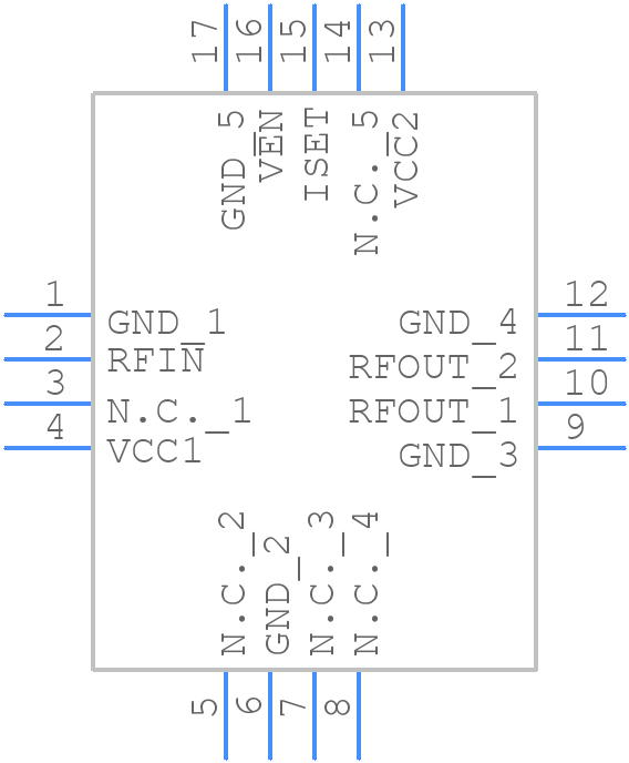BTS6403U - NXP - PCB symbol