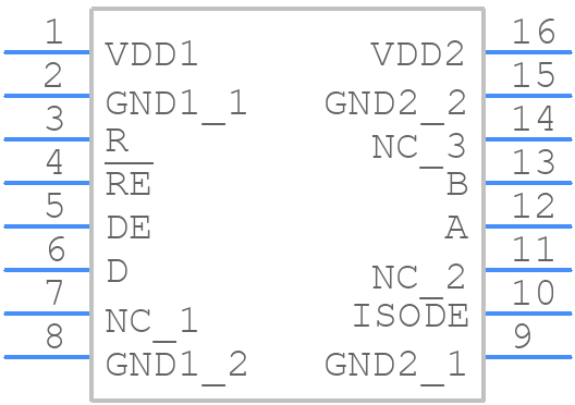 ISL32741EFBZ-T7A - Renesas Electronics - PCB symbol