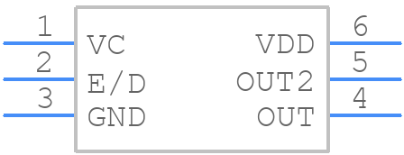 XLH73V032.000000X - Renesas Electronics - PCB symbol
