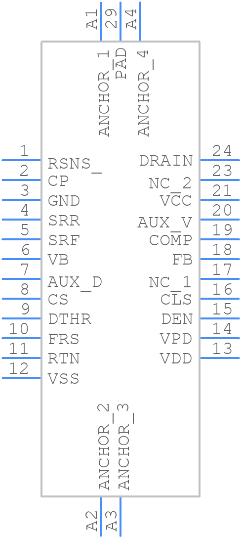 TPS23755RJJT - Texas Instruments - PCB symbol