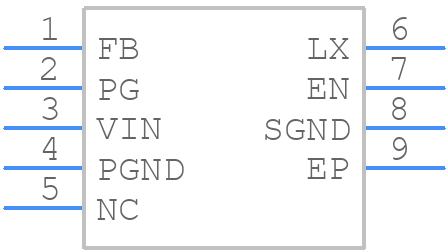 AP3441LSHE-7B - Diodes Incorporated - PCB symbol