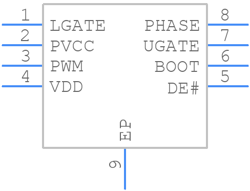 P67001EXG - Renesas Electronics - PCB symbol