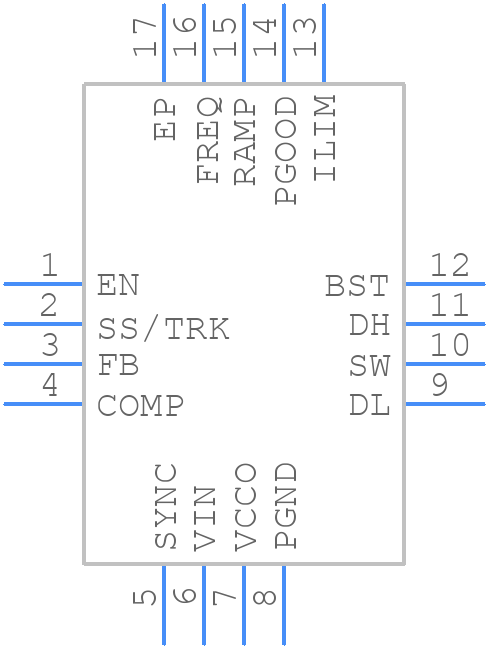 ADP1851ACPZ-R7 - Analog Devices - PCB symbol
