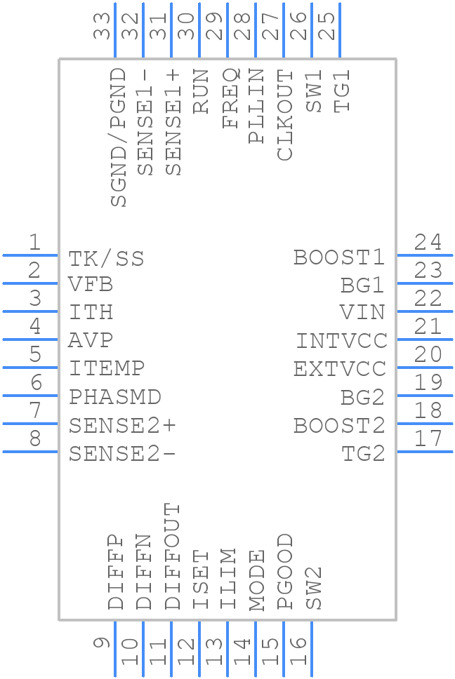LTC3856EUH#TRPBF - Analog Devices - PCB symbol