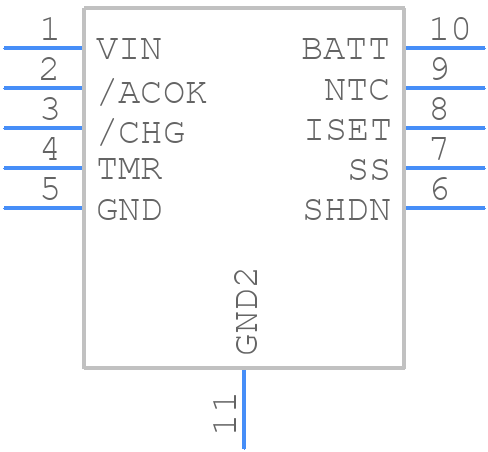 MP2605DQ - Monolithic Power Systems (MPS) - PCB symbol