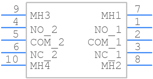 B29AB - NKK Switches - PCB symbol