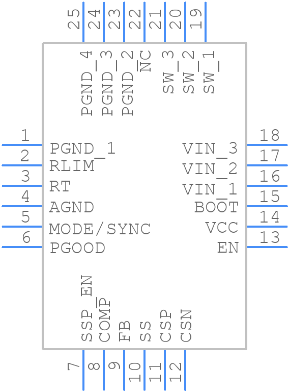 RTQ2105GQWT-QA - RICHTEK - PCB symbol