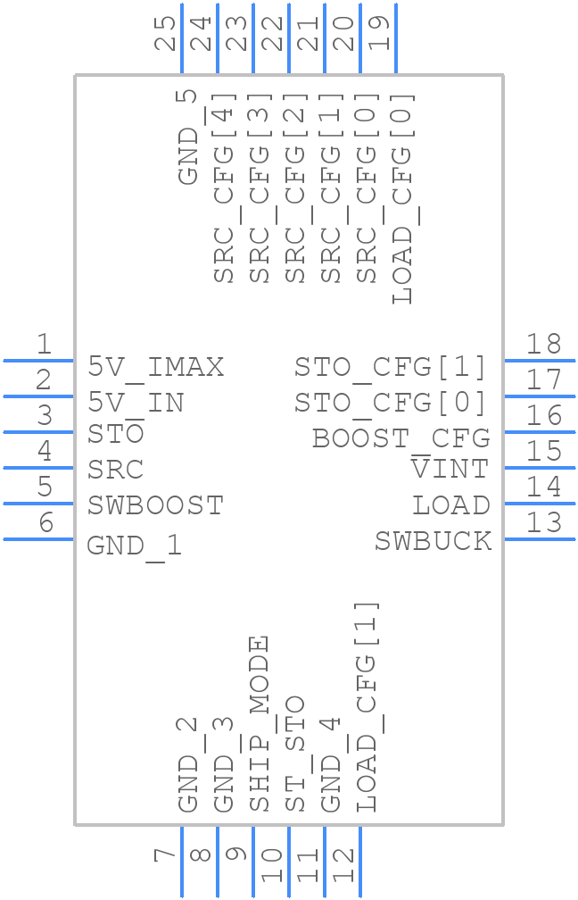 AEM00920-QFN - E-PEAS - PCB symbol
