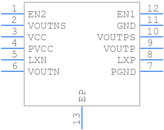 R1287L008D-TR - Ricoh - PCB symbol