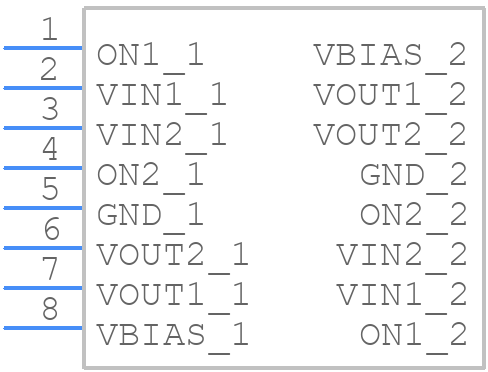 TPS22996HQDYCRQ1 - Texas Instruments - PCB symbol