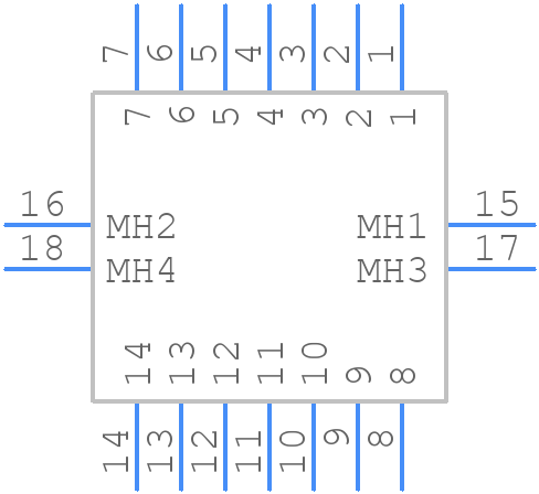 201T14L - Nicomatic - PCB symbol