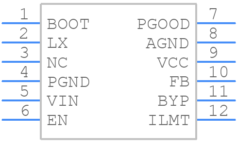 RT6276AHGQUF - RICHTEK - PCB symbol