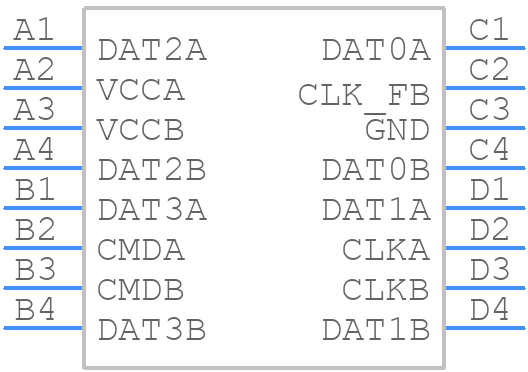 NVT4858UK - NXP - PCB symbol