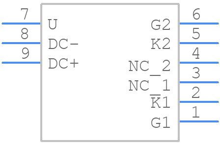 STGSH50M120D - STMicroelectronics - PCB symbol