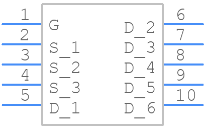 NTMTS0D6N04CTXG - onsemi - PCB symbol