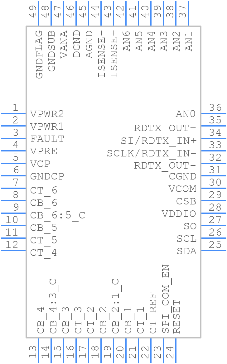 MC33772CTC1AE - NXP - PCB symbol