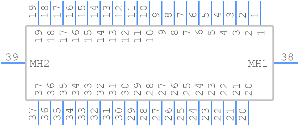 PCD37F98S0T2S/AA - Amphenol - PCB symbol
